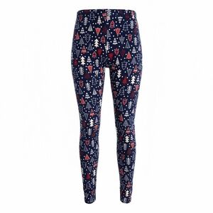 Serra Kids Leggings with Red and White Tree Pattern